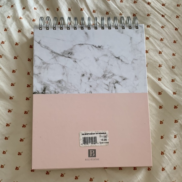 Pierre Belvedere White & Pink Marble Sketchbook - Picture 2 of 4